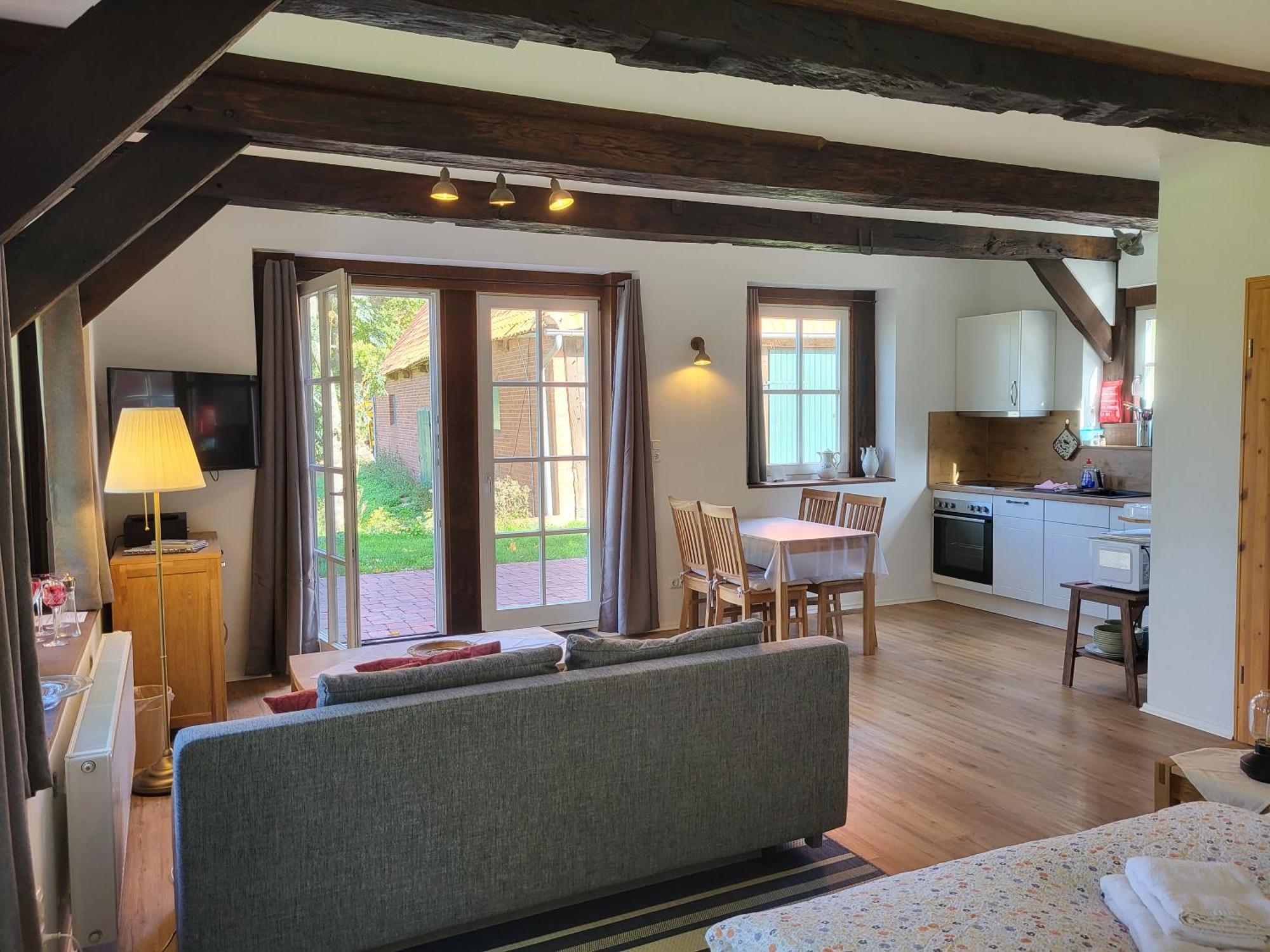 Altes Backhaus Bauernhof Vogel Apartment Rohrsen Ngoại thất bức ảnh