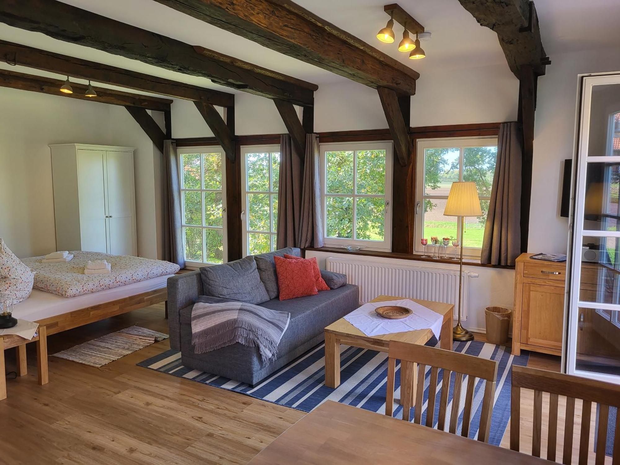 Altes Backhaus Bauernhof Vogel Apartment Rohrsen Ngoại thất bức ảnh