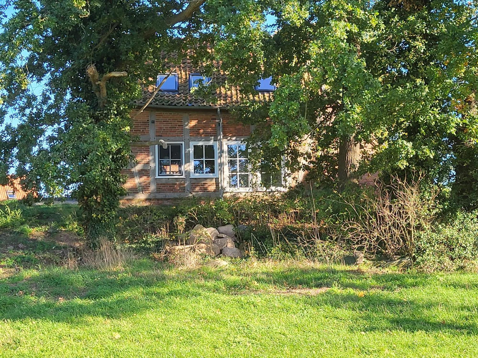 Altes Backhaus Bauernhof Vogel Apartment Rohrsen Ngoại thất bức ảnh